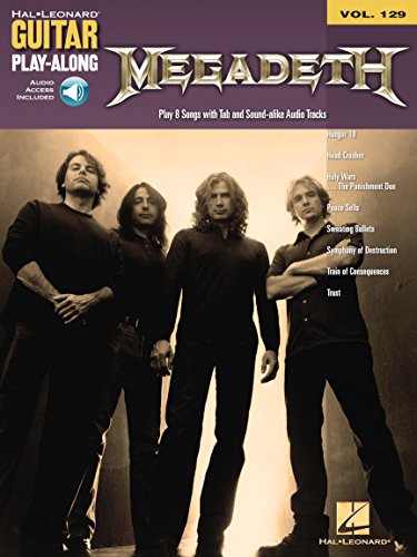 Guitar Play-Along Volume 129: Megadeth -Play-Along Gitarre- (Book, CD): Play-Along, (mit) Tonträger für Gitarre (Guitar Play-Along, 129)