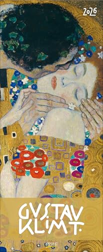 Gustav Klimt 2026: Kunstkalender mit Werken des Künstlers Gustav Klimt, Jugendstil. Wandkalender im Hochformat: 28,5 x 69 cm von Korsch Verlag