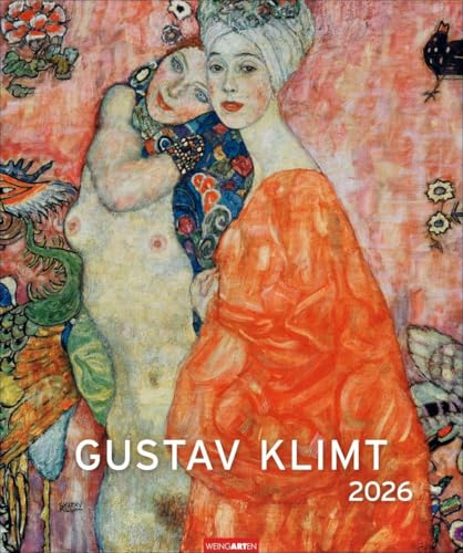 Gustav Klimt Edition Kalender 2026: Hochwertiger Wandkalender mit den detailreichen und eleganten Gemälden des Wiener Jugendstils. Großer Kunst-Kalender 2026. 46 x 55 cm. (Kunst Edition Weingarten) von Weingarten
