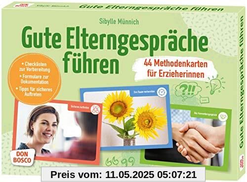 Gute Elterngespräche führen - 44 Methodenkarten für Erzieherinnen. Checklisten zur Vorbereitung. Formulare zur Dokumentation. Tipps für sicheres Auftreten Gute Elterngespräche führen - 44 Methodenkarten für Erzieherinnen. Checklisten zur Vorbereitung. Formulare zur Dokumentation. Tipps für sicheres Auftreten