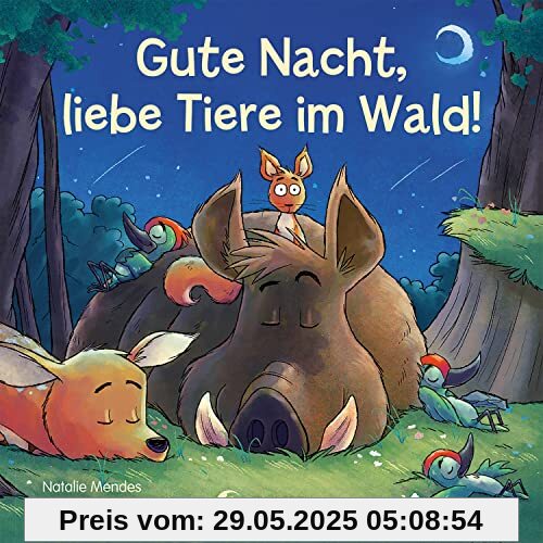 Gute Nacht, liebe Tiere im Wald!: Pappbilderbuch zum Entspannen, Einschlafen und Träumen für Kinder ab 2 Jahren (Loewe von Anfang an)