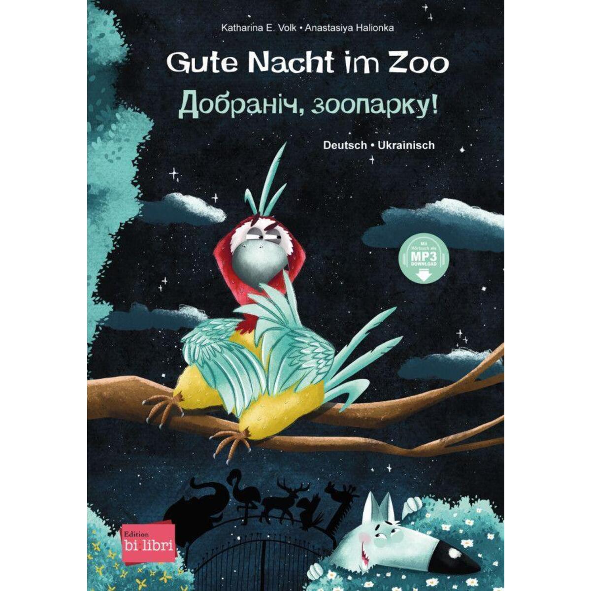 Gute Nacht im Zoo. Deutsch-Ukrainisch von Hueber Verlag GmbH