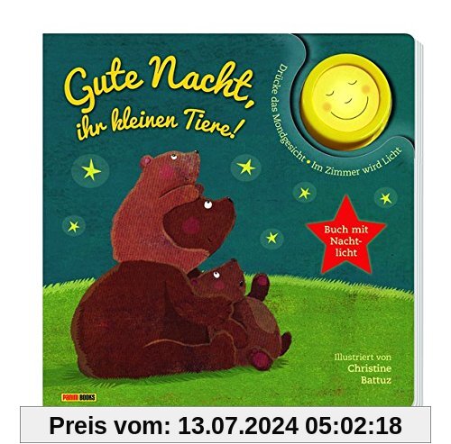 Gutenachtgeschichtenbuch mit Nachtlicht: Gute Nacht, ihr kleinen Tiere!