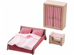 HABA 301988 - Little Friends – Puppenhaus-Möbel Schlafzimmer für Erwachsene von HABA