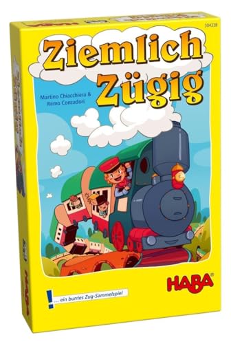 HABA 304338 - Ziemlich Zügig – Ein buntes Zug-Sammelspiel für 2-4 Spieler von 5-99 Jahren HABA 304338 - Ziemlich Zügig – Ein buntes Zug-Sammelspiel für 2-4 Spieler von 5-99 Jahren von HABA
