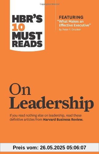 HBR's 10 Must Reads on Leadership