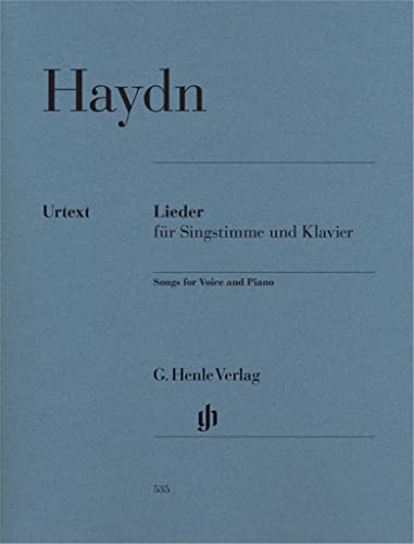 HENLE VERLAG HAYDN J. - SONGS FOR VOICE AND PIANO Klassische Noten Gesang, Klavier