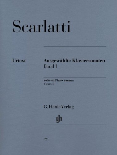 HENLE VERLAG SCARLATTI D. - SELECTED PIANO SONATAS, VOLUME I Klassische Noten Klavier HENLE VERLAG SCARLATTI D. - SELECTED PIANO SONATAS, VOLUME I Klassische Noten Klavier