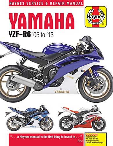 Yamaha YZF-R6 (06-13) Haynes Repair Manual (Paperback)