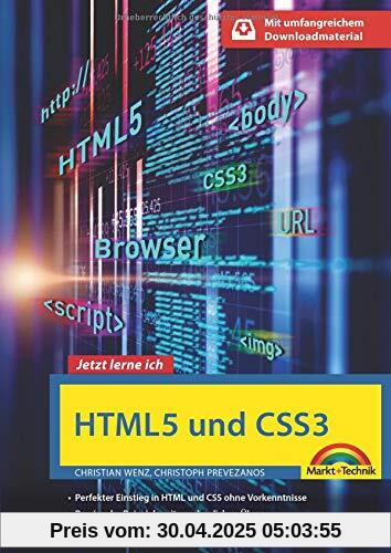 HTML5 und CSS3 - Start ohne Vorwissen - mit umfangeichen Download Material