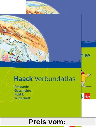 Haack Verbundatlas. Ausgabe für Hessen: Erdkunde, Geschichte, Politik, Wirtschaft. Mit Arbeitsheft Kartenlesen