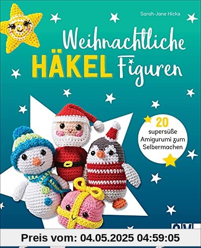 Häkeln: Weihnachtliche Häkelfiguren. 20 supersüße Amigurumi zum Selbermachen. Rentier, Santa, Pfefferkuchenmann, Weihnachtsstrumpf und Co. Häkeln: Weihnachtliche Häkelfiguren. 20 supersüße Amigurumi zum Selbermachen. Rentier, Santa, Pfefferkuchenmann, Weihnachtsstrumpf und Co.