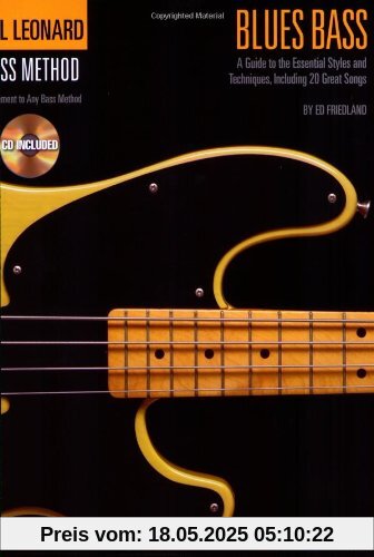 Hal Leonard Bass Method Blues Bass - A Guide To The Ess Styles Bk/Cd: A Guide to the Essential Styles and Techniques Hal Leonard Bass Method Blues Bass - A Guide To The Ess Styles Bk/Cd: A Guide to the Essential Styles and Techniques
