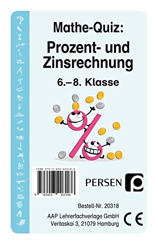 Halen Liv von Mathe-Quiz Prozent- und Zinsrechnung