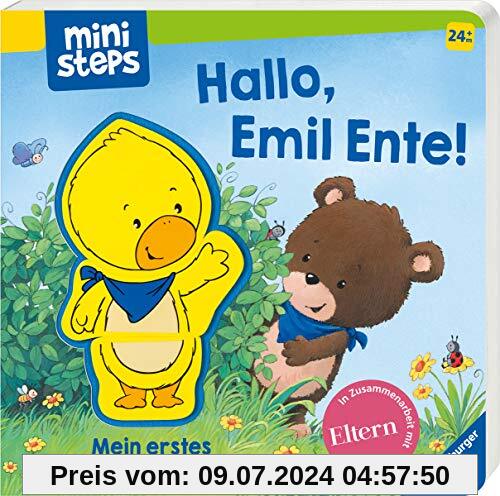 Hallo, Emil Ente! Mein erstes Holzpuzzle-Buch: Ab 24 Monate