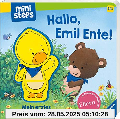 Hallo, Emil Ente! Mein erstes Holzpuzzle-Buch: Ab 24 Monate