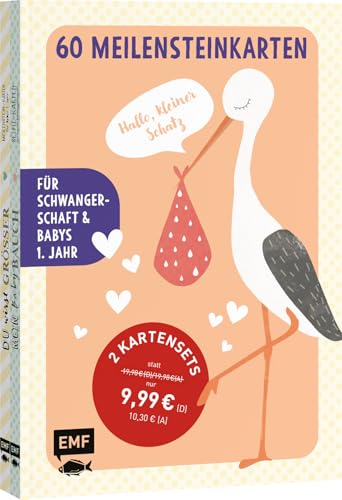 Hallo, kleiner Schatz! 60 Meilensteinkarten für Schwangerschaft und Babys erstes Jahr |: 2 Karten-Sets im Bundle Hallo, kleiner Schatz! 60 Meilensteinkarten für Schwangerschaft und Babys erstes Jahr |: 2 Karten-Sets im Bundle