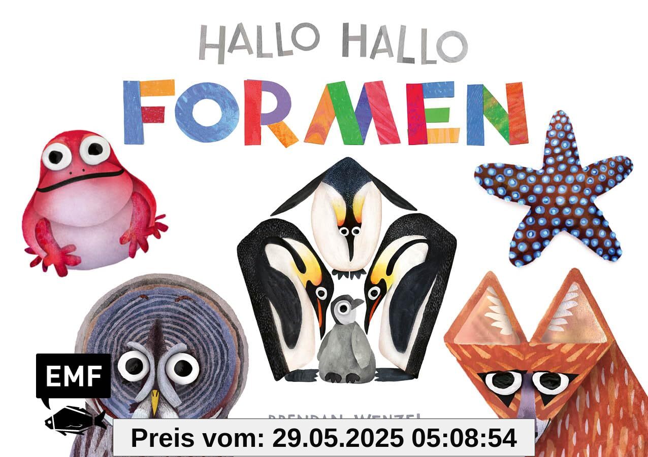 Hallo Hallo – Formen: Pappbilderbuch für Kinder ab 2 Jahren zum spielerischen Entdecken und Lernen