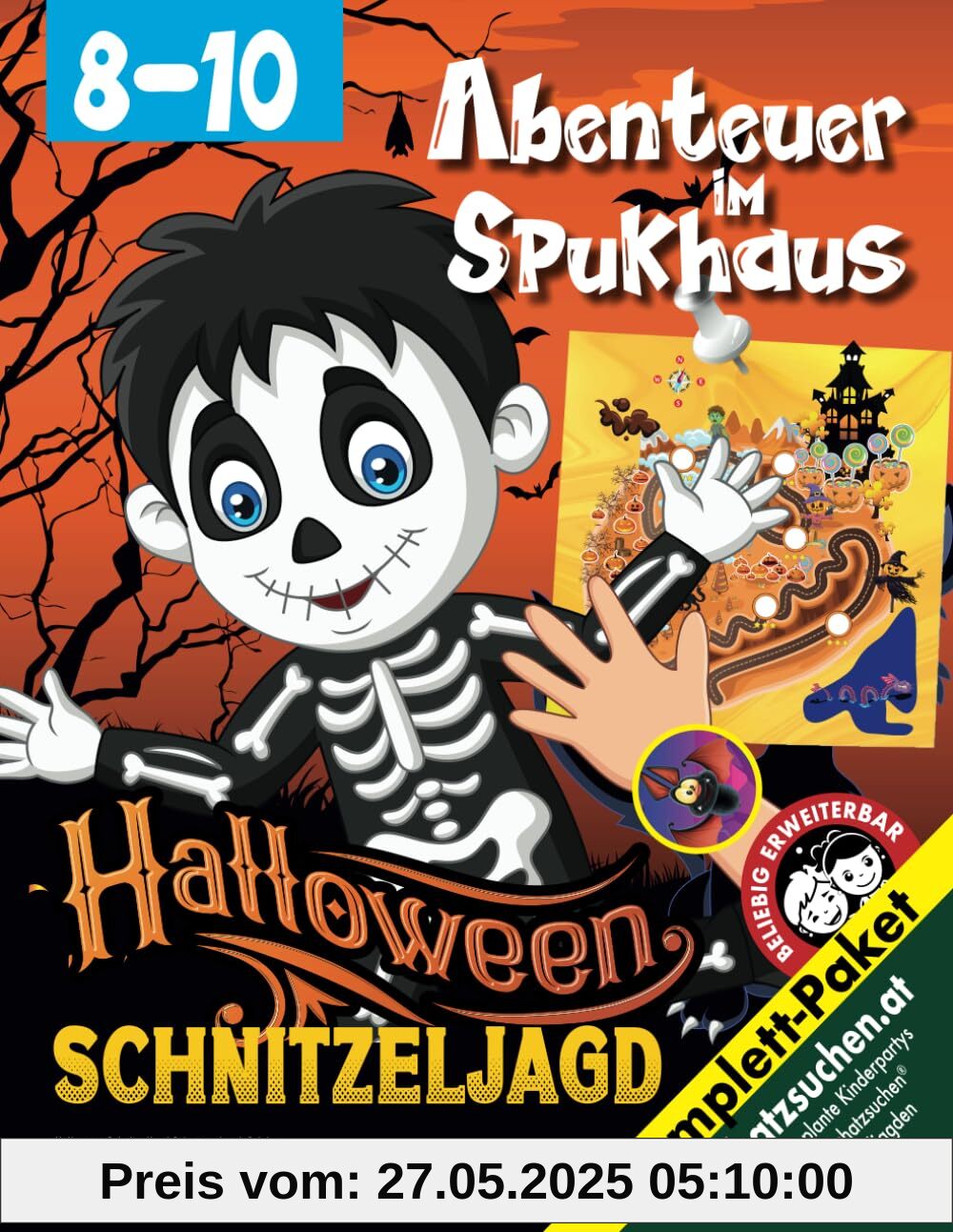 Halloween Schnitzeljagd Schatzsuche ab 8 Jahren: Erobert den Schatz des Halloween-Geistes - Alles enthalten zum Sofort Starten - Für Einsteiger und Vielbeschäftigte. (Bravo Schatzsuche)