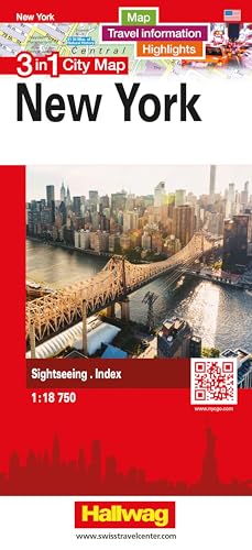 Hallwag Stadtplan New York: 3 in 1: Stadtplan, Reiseinformationen und Highlights! von Hallwag Kümmerly+Frey