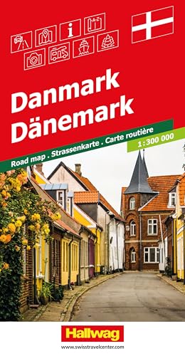 Hallwag Strassenkarte Dänemark 1:300.000: Inkl. Ortsverzeichnis und Reiseinformationen Hallwag Strassenkarte Dänemark 1:300.000: Inkl. Ortsverzeichnis und Reiseinformationen von Hallwag Kümmerly+Frey