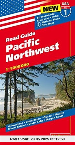 Hallwag USA Road Guide 01. Pacific Northwest 1 : 1 000 000: Straßenkarte. Road Maps. Index. National Parks. City Maps. Yellowstone, Grand Teton, ... ... Lake, Oregon Cost (Hallwag Strassenkarten)