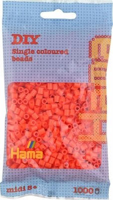 Hama 207-04 - Perlen orange, 1000 Stück von Hama
