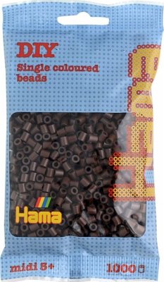 Hama 207-12 - Perlen braun, 1000 Stück von Hama