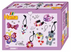 Hama 3508 - Bügelperlen, Geschenkpackung Modeschmuck, 2000 Midi-Perlen und Zubehör von Hama