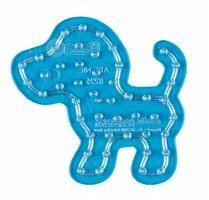 Hama 8226 - Stiftplatte, Kleiner Hund, Stiftplatte für 47 Maxi-Bügelperlen von Hama