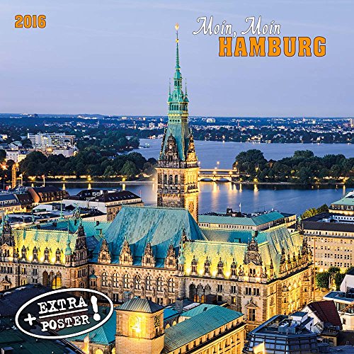 Hamburg 2024: Kalender 2024 (Artwork Cities) von Tushita PaperArt