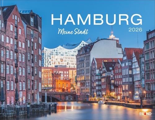 Hamburg - Meine Stadt Kalender 2026: Reise-Wandkalender mit 12 atemberaubenden Fotografien der Hansestadt. Städte-Kalender 2026 zum Aufhängen. 44 x 34 cm. Querformat. Hamburg - Meine Stadt Kalender 2026: Reise-Wandkalender mit 12 atemberaubenden Fotografien der Hansestadt. Städte-Kalender 2026 zum Aufhängen. 44 x 34 cm. Querformat. von Eiland