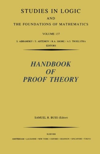Handbook of Proof Theory von Elsevier Science