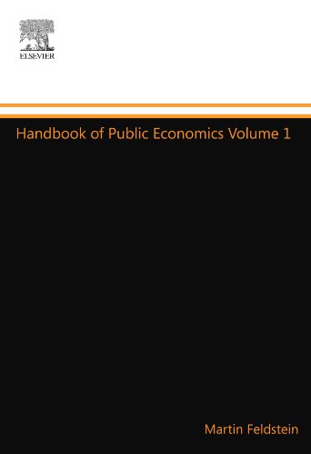 Handbook of Public Economics Volume 1 von North Holland
