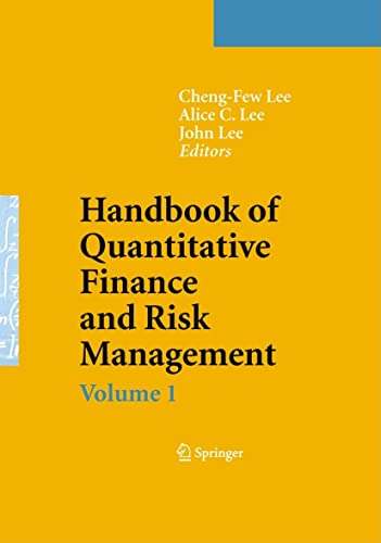 Handbook of Quantitative Finance and Risk Management von Springer