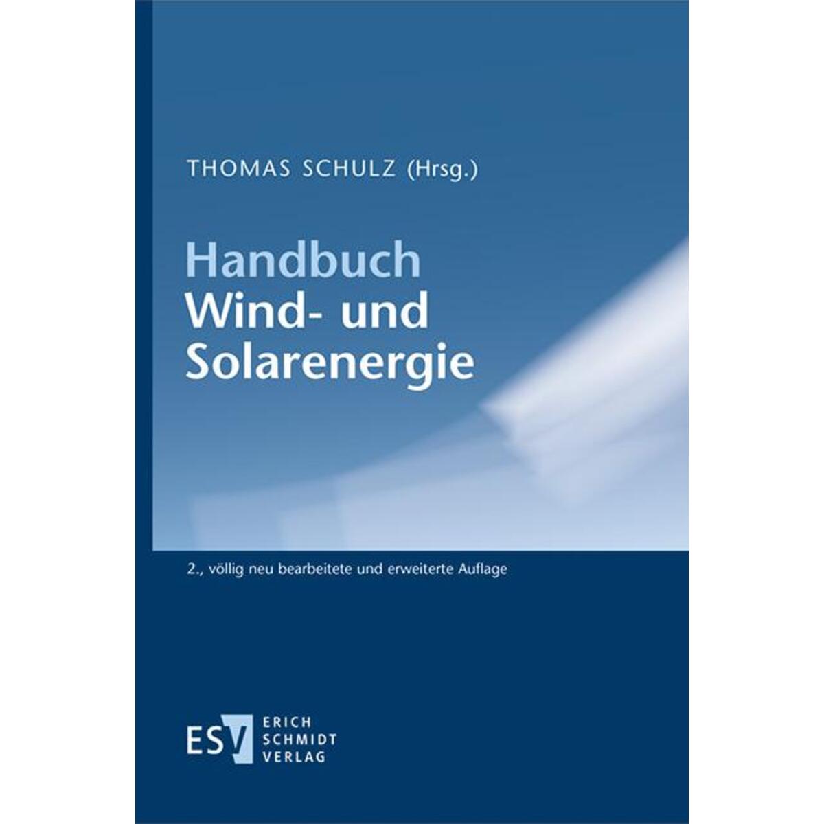 Handbuch Wind- und Solarprojekte von Schmidt, Erich Verlag