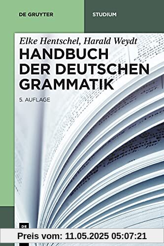Handbuch der Deutschen Grammatik (De Gruyter Studium)
