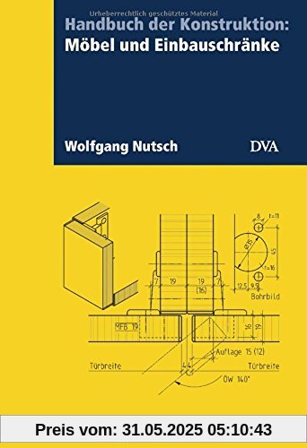Handbuch der Konstruktion: Möbel und Einbauschränke