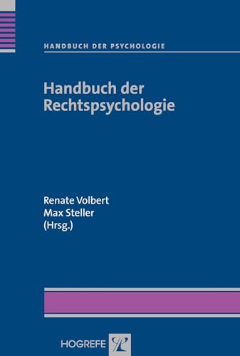 Handbuch der Rechtspsychologie (Handbuch der Psychologie)