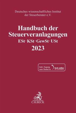 Handbuch der Steuerveranlagungen von Beck Juristischer Verlag / DWS/Berlin