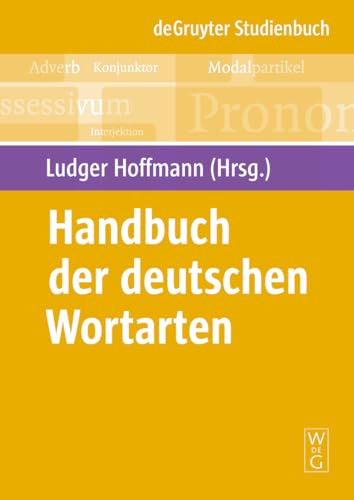 Handbuch der deutschen Wortarten (De Gruyter Studienbuch)