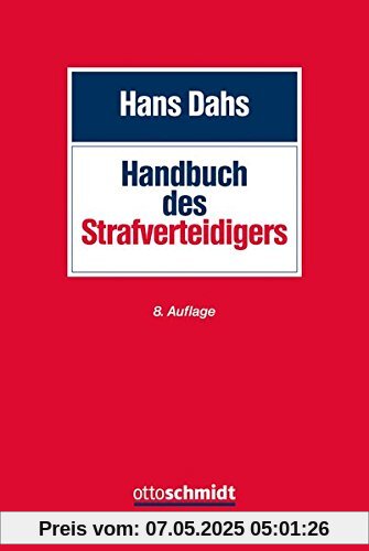 Handbuch des Strafverteidigers