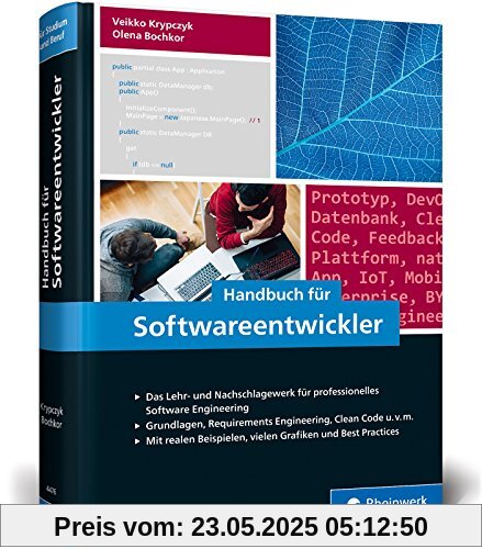 Handbuch für Softwareentwickler: Das Standardwerk zu professionellem Software Engineering Handbuch für Softwareentwickler: Das Standardwerk zu professionellem Software Engineering