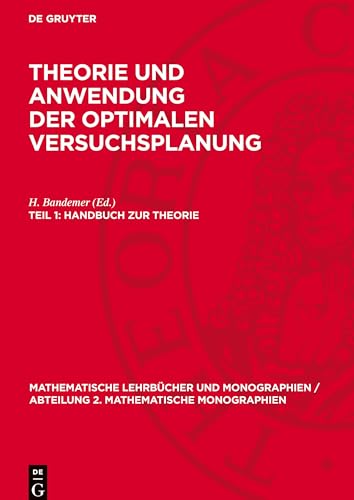 Handbuch zur Theorie: DE (Mathematische Lehrbücher und Monographien / Abteilung 2. Mathematische Monographien) von De Gruyter