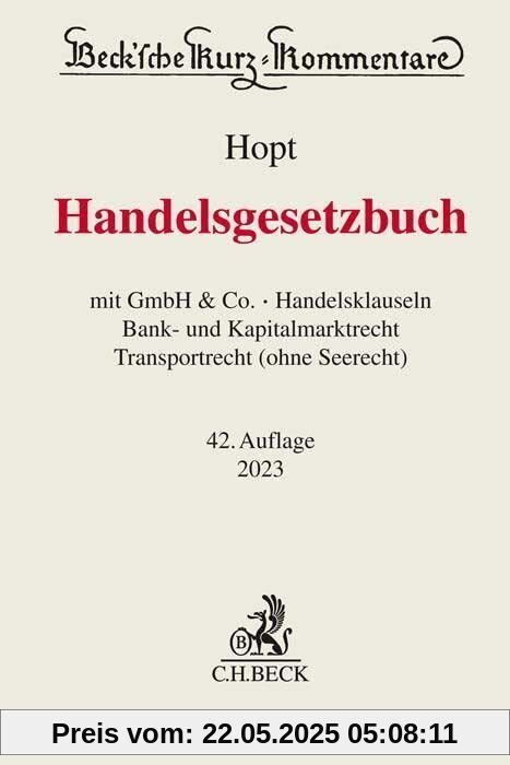 Handelsgesetzbuch Handelsgesetzbuch