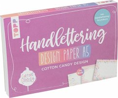 Handlettering Design Paper Block Cotton Candy A5 von Frech