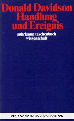 Handlung und Ereignis (suhrkamp taschenbuch wissenschaft)