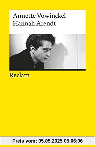 Hannah Arendt (Reclams Universal-Bibliothek)