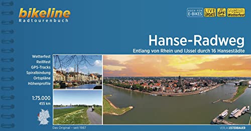 Hanse-Radweg: 1:75.000, 450 km, wetterfest/reißfest, GPS-Tracks Download, LiveUpdate (Bikeline Radtourenbücher) von Esterbauer