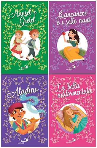 Hansel e Gretel-Biancaneve e i sette nani-Aladino-La bella addormentata nel bosco. Ediz. a colori (I più bei libri per ragazzi) von San Paolo Edizioni